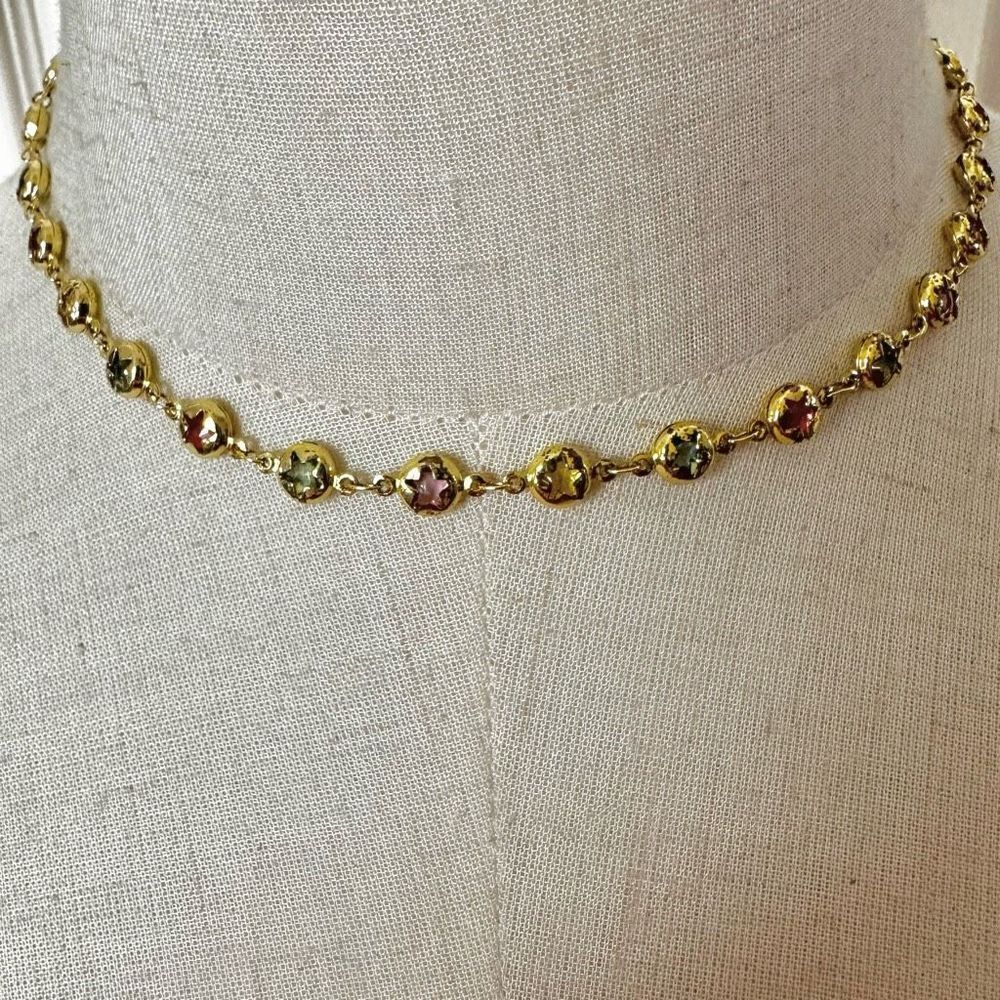 Raw and Rebellious star choker necklace